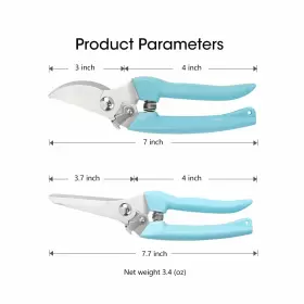 Leize 709345411204 Flower Scissors Set 2 Pack Premium Thickened Stainless Steel Floral Shears #2