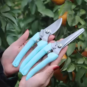 Leize 709345411204 Flower Scissors Set 2 Pack Premium Thickened Stainless Steel Floral Shears #3