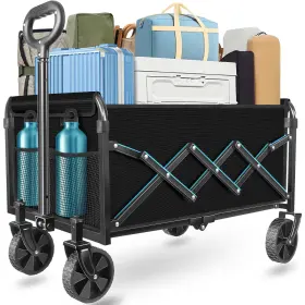 Bw-a001 Liapott Wagons Carts Foldable Collapsible Wagon Cart With Wheels - Beach
