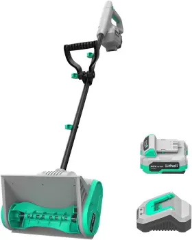D10101150 Litheli Cordless Snow Shovel 20v 12 Inch Battery-powered Auxiliary Handle 4.0ah