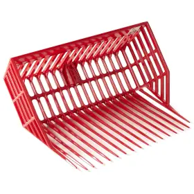 Dp201red-u-b Little Giant Durapitch Polycarbonate Pitch Fork Head With Basket Design Red Used