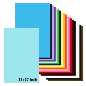 B0c3v5wfcb Livholic 11x17 A3 Colored Cardstock Paper 60 Sheets Multi-color Scrapbook Craft