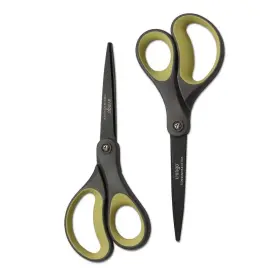 Lnst-2 Livingo 2 Pack 8 Inch Titanium Non-stick Scissors Green/yellow