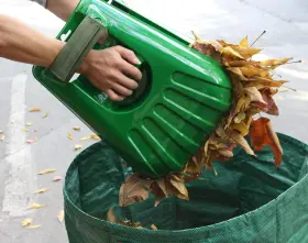 Llc 313085295224 Large Leaf Scoop Hand Rakes Debris And Yard Waste Removal Comes With 72 Gal