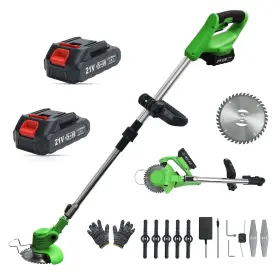 M25lvgcj-a Lofinku Cordless Weed Wacker Electric Eater 2 Batteries Grass Trimmer L