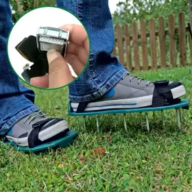 Longdafei 760412071615 Lawn Aerator Shoes For Grass - 26 Spikes And 4 Adjustable Straps Pre-assemble #3
