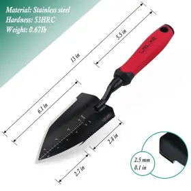 Lrlxe 794304534254 Garden Shovel-heavy Duty Gardening Hand Trowel Stainless Steel #2