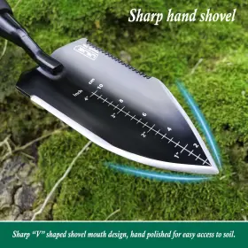 Lrlxe 794304534254 Garden Shovel-heavy Duty Gardening Hand Trowel Stainless Steel #3