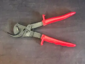 Dlj-hs325a Luban Ratchet Cable Cutter Heavy Duty Wire For Aluminum Hs-325a Red Handle