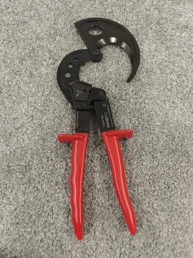 Luban Dlj-hs520a Ratchet Cable Cutter Heavy Duty Wire For Hs-520a Red Handle