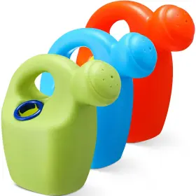 Xa-lunmon-o0871 Lunmon 3 Pcs Kids Watering Can Plastic Mini Bulk For Child Toddler Flow