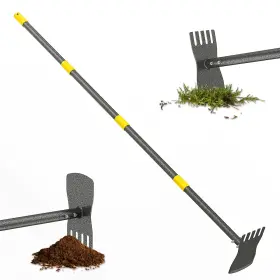 Ct0101 Luvenia Garden Hoe Tool 2-in-1 Long Handle Gardening Tools For Weeding 62 Inch M