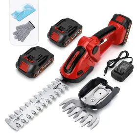 Lb-ht001-us Luxbird Cordless Grass Shears 2-in-1 Mini Hedge Trimmer Light Handh