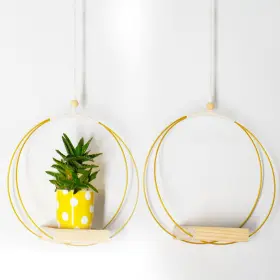 Lyg 715017443206 Boho Macrame Plant Hanger Hanging Planter For Indoor And Outdoor Plants - Dec