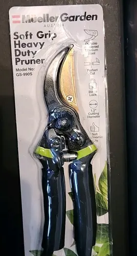 Gs-990s M Ller 445041441468 Mueller Soft Grip Garden Austria Pruning Shears Heavy Duty Clippers