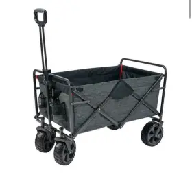 1327296 Mac Sports Xl Folding Wagon With Cargo Net Grayitem Item