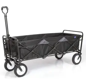 Mac Sports 886237026767 Xtender 52 Inch Extra Long Collapsible Utility Storage Wagon Cart Black