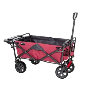 Mac Sports 886237028686 Folding Wagon With Tailgate And Table Red 2025
