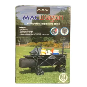 886237028662-p Mac Sports Cl Classic Macwagon With Zippered Tailgate And Table Black