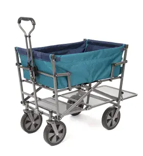 Dd-100 Mac Sports Macsports Double Decker Wagons Carts Heavy Duty Foldable Outdoor Collapsible