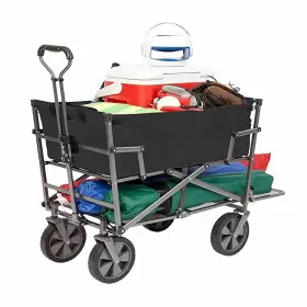 Mac Sports Mac-dd-106-black Double Decker Wagon Black - Collapsible Outdoor Utility Garden Cart #2