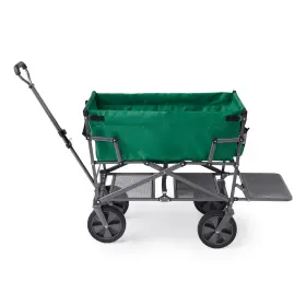 Mac-dd-108-green-u-b Mac Sports Heavy Duty Double Decker Collapsible Yard Cart Wagon Green Used #3