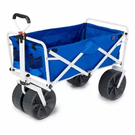 Mac-wtcb-100-blue-u-a Mac Sports Folding Heavy Duty All Terrain Beach Utility Wagon Cart Open Box #3