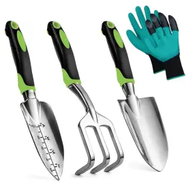 Fyfsa001 Madrigal Garden Tools Set 4 Packs Aluminum Alloy Heavy Duty Gardening With Ergo