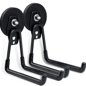 Bjcg66bla-l-2 Magxcene Strong Garage Magnetic Hooks Heavy Duty 2.59 Inch Storage Utility Magnet W