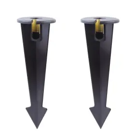 Makergroup 604787347329 Inground Light Stakes 1/2 Npt Female Thread 9.5 Inch Sturdy Plastic Stake With