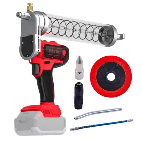 Maketips 717956040836 Cordless Grease Gun For Milwaukee M18 Battery No 12000 Psi And 5