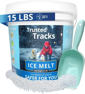 Icemelt-15 Malkit Ice Melt Pet Safe 15 Lbs Premium Snow Melter Pure Magnesium Chloride