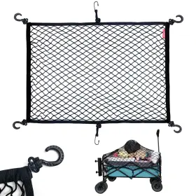 Mamiko 713440557309 Net For Utility Folding Wagon Garden Cart 24inx35.5in To 47inx71in Heavy-duty