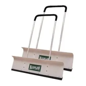 Pro42 Manplow 798304390278 2pk Snow Shovel 48 In Aluminum U Handle Hdpe Blade