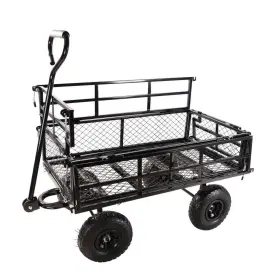 Cxy-84159 Maocao Hoom Black Double Fence Utility Cart Wagon Garden Trucks Make It Easier