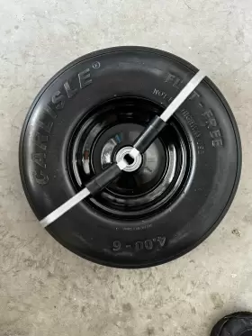 00296el Marathon Easy Fit 4.0-6 Flat-free Wheel Assembly For Residential Wheelbarrow #2
