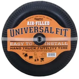 20210 Marathon 5 Pack Universal Hand Truck Tire Air Filled 4.10/3.50 4- Inch