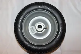 30031 Marathon Industries Flat Free Tire 4.10/3.50-4 Sawtooth Tread 3.5 Inch Centered Set Of 2