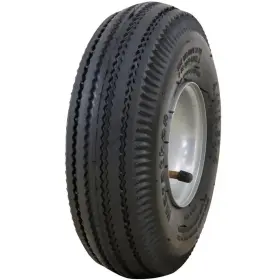 Marathon Industries 813117200115 4.10/3.50-4 Inch Pneumatic Air Filled All Purpose Utility Tire Wheel Rim 4