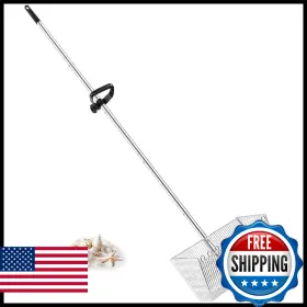 B0fqjb8392 Marchinggreen Sand Flea Rakes For Beach Metal Detachable Sifter With 70in H