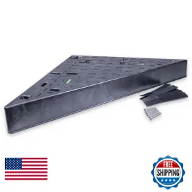 B019tuv2ty Marshalltown Goof Proof Shower Gpss-3024 Triangle Tiled Seat Easy To