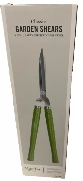 Mts-jhs1 Martha Stewart Japanese Stainless Steel Hedge Shears With Hardwood Handles #3