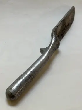 944413 Masta Struk Rare Vintage Narrow Cast Aluminum Garden 9 Inch Trowel England #2