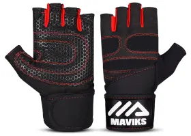 Fr-ydjs-0319-1292 Maviks Workout Gloves For Men And Women Weight Lifting With Wrist Wrap Suppor