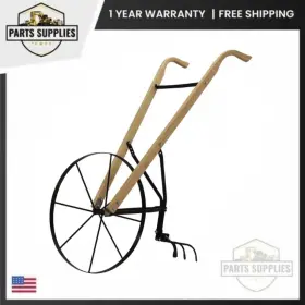 Hwp-24wh Maxim High Wheel Plow 24 Inch Steel With 4.5 Wood Handles