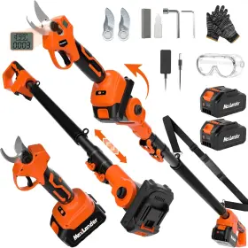 Ml-dcpps30 Maxlander Cordless Tree Pruner 2in1 14ft Reach 2 Batts