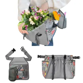 Mdstop 723258416248 Gardening Apron Garden Tool Belt Set With Pockets Pouch