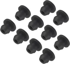 Mea240503ee000487 Meccanixity Silicone Snap In Locking Hole Plugs Rubber Panel 5.5mm Black
