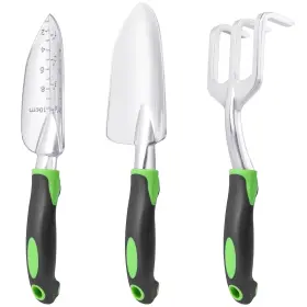 Gts-3p-1 Mecheer Garden Tools Set 3 Pack Heavy Duty Gardening Include Shovel