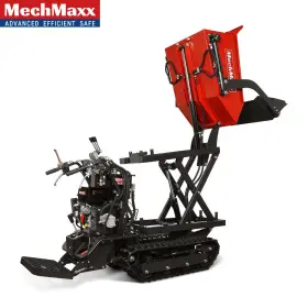D50htfl Mechmaxx 1100lbs Capacity Barrow 302cc 10hp E-start Gas Tracked Dumper